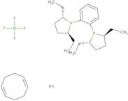 1,2-Bis[(2S,5S)-2,5-diethylphospholano]benzene(1,5-cyclooctadiene)rhodiuM(I) tetrafluoroborate