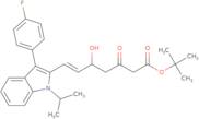 tert-Butyl (E)-7-[3'-(4''-fluorophenyl)-1'-methylethyl-indol-2'-yl]-3-hydroxy-5-oxo-6-heptenoate