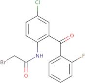 2-Bromoacetamido-5-chloro-2'-fluorobenzophenone