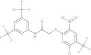 N-[3,5-Bis(Trifluoromethyl)Phenyl]-2-{[5-Chloro-2-Nitro-4-(Trifluoromethyl)Phenyl]Sulfanyl}Aceta...