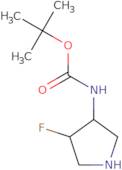 tert-Butyl (4-fluoro-3-pyrrolidinyl)carbamate