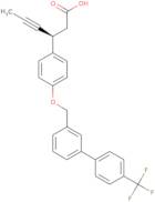 (betaS)-β-1-Propyn-1-yl-4-[[4'-(trifluoromethyl)[1,1'-biphenyl]-3-yl]methoxy]benzenepropanoic acid