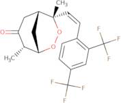 (1R,4S,5S,8R)-8-[(Z)-2-[2,4-Bis(Trifluoromethyl)Phenyl]Ethenyl]-4,8-Dimethyl-6,7-Dioxabicyclo[3....