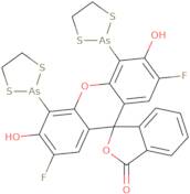 4',5'-Bis(1,3,2-dithiarsolan-2-yl)-2',7'-difluoro-3',6'-dihydroxyspiro[isobenzofuran-1(3H),9'-[9H]xanthen]-3-one