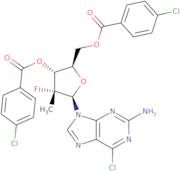 9-[(2R)-3,5-Bis-O-(4-chlorobenzoyl)-2-deoxy-2-fluoro-2-methyl-beta-D-erythro-pentofuranosyl]-6-chloro-9H-purin-2-amine