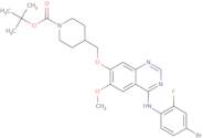 4-[[[4-[(4-Bromo-2-fluorophenyl)amino]-6-methoxy-7-quinazolinyl]oxy]methyl]-1-piperidinecarboxylic acid tert-butyl ester