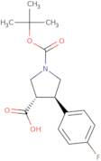 (3S,4R)-1-(tert-Butoxycarbonyl)-4-(4-fluorophenyl)pyrrolidine-3-carboxylic acid