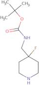 4-[(tert-Butoxycarbonylamino)methyl]-4-fluoropiperidine