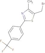 5-(Bromomethyl)-4-methyl-2-[4-(trifluoromethyl)phenyl]-1,3-thiazole