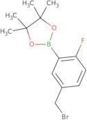 5-(Bromomethyl)-2-fluorophenylboronic acid pinacol ester