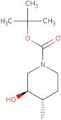 tert-Butyl trans-3-hydroxy-4-fluoropiperidine-1-carboxylate