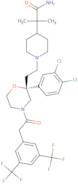 1-[2-[(2R)-4-[2-[3,5-Bis(trifluoromethyl)phenyl]acetyl]-2-(3,4-dichlorophenyl)-2-morpholinyl]ethyl]-α,α-dimethyl-4-piperidin eacetamide