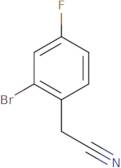 2-(2-bromo-4-fluorophenyl)acetonitrile