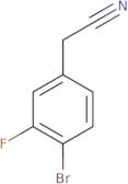 2-(4-bromo-3-fluorophenyl)acetonitrile