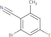 2-bromo-4-fluoro-6-methylbenzonitrile