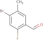 4-bromo-2-fluoro-5-methylbenzaldehyde