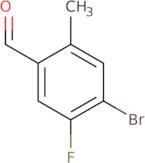 4-bromo-5-fluoro-2-methylbenzaldehyde