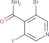 3-bromo-5-fluoropyridine-4-carboxamide