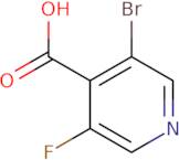 3-bromo-5-fluoropyridine-4-carboxylic Acid