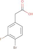 2-(4-Bromo-3-fluorophenyl)acetic acid