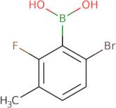 (6-bromo-2-fluoro-3-methylphenyl)boronic Acid