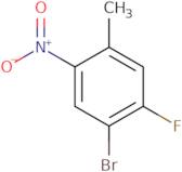 1-bromo-2-fluoro-4-methyl-5-nitrobenzene