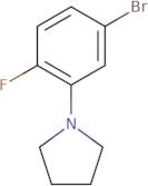 1-(5-bromo-2-fluorophenyl)pyrrolidine