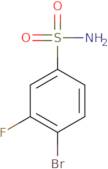 4-bromo-3-fluorobenzenesulfonamide