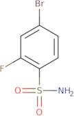 4-bromo-2-fluorobenzenesulfonamide
