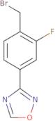 3-[4-(bromomethyl)-3-fluorophenyl]-1,2,4-oxadiazole