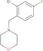 4-[(2-bromo-4-fluorophenyl)methyl]morpholine