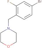 4-[(4-bromo-2-fluorophenyl)methyl]morpholine