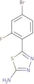 5-(4-bromo-2-fluorophenyl)-1,3,4-thiadiazol-2-amine