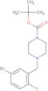 Tert-butyl 4-[(5-bromo-2-fluorophenyl)methyl]piperazine-1-ca