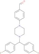 4-[4-[bis(4-fluorophenyl)methyl]piperazin-1-yl]benzaldehyde