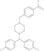 1-[bis(4-fluorophenyl)methyl]-4-[(4-nitrophenyl)methyl]piper