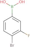 4-Bromo-3-fluorophenylboronic acid