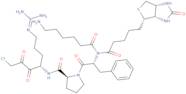 Biotinyl-epsilon-aminocaproyl-D-Phe-Pro-Arg-chloromethylketone