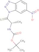 Boc-Thionoala-1-(6-nitro)benzotriazolide
