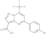 5-(4-Bromophenyl)-7-(trifluoromethyl)pyrazolo[1,5-a]pyrimidine-3-carboxylic acid