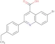 6-Bromo-2-(4-ethylphenyl)quinoline-4-carboxylic acid