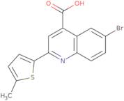 6-Bromo-2-(5-methylthien-2-yl)quinoline-4-carboxylic acid