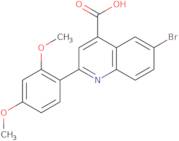 6-Bromo-2-(2,4-dimethoxyphenyl)quinoline-4-carboxylic acid