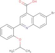 6-Bromo-2-(2-isopropoxyphenyl)quinoline-4-carboxylic acid