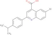 6-Bromo-2-(4-isopropylphenyl)quinoline-4-carboxylic acid