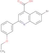 6-Bromo-2-(3-ethoxyphenyl)quinoline-4-carboxylic acid