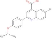 6-Bromo-2-(4-isopropoxyphenyl)quinoline-4-carboxylic acid