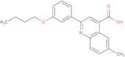 2-(3-Butoxyphenyl)-6-methylquinoline-4-carboxylic acid