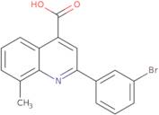 2-(3-Bromophenyl)-8-methylquinoline-4-carboxylic acid