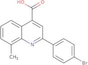 2-(4-Bromophenyl)-8-methylquinoline-4-carboxylic acid